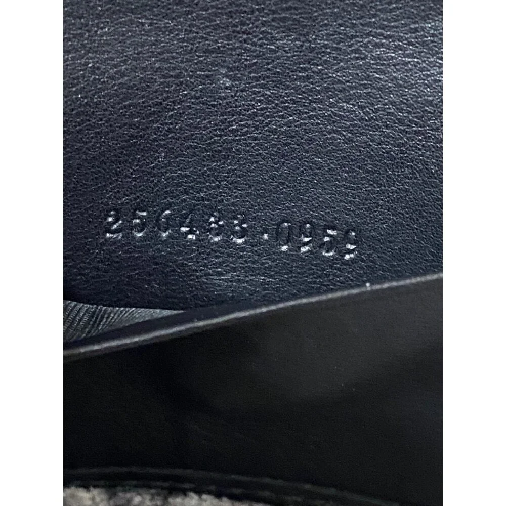 Gucci Guccissima Trifold Leather Key Case in Black - Picture 6 of 7
